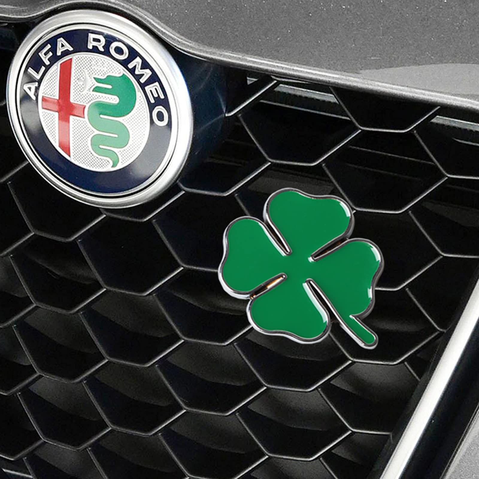 Amazon.co.jp: アルファロメオ3Dメタルスタイリングカーフロントグリル